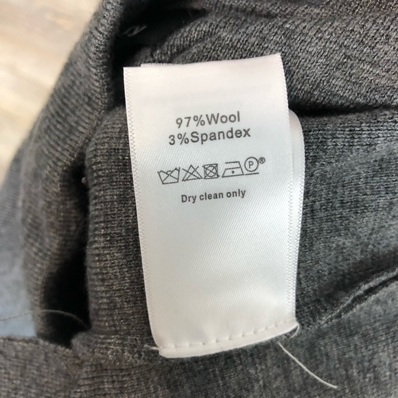 Theory High Rise Wool Cropped Jogger - Picture 7 of 7